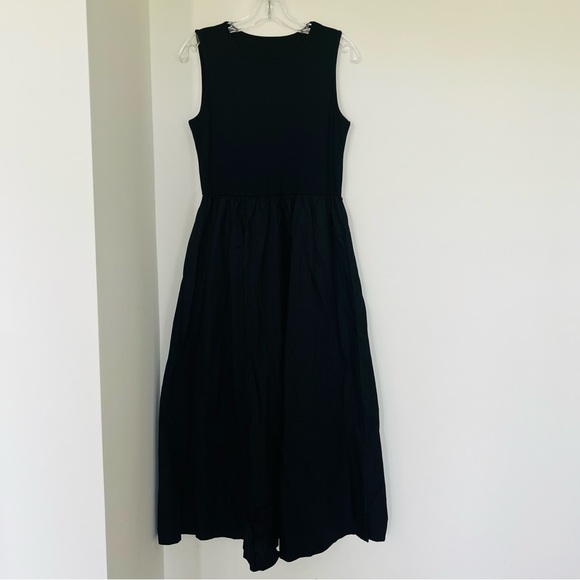Commense Women's Leisure Crew Neck Maxi Dress Casual Sleeveless Black Sz XL - Picture 7 of 15